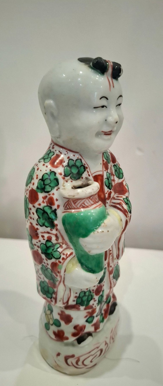 Image 1 of Chinese Family Verte Porcelain figurine