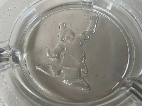 Cenicero de cristal Herman Jansen Halve Maan, Objetos decorativos, Vidrio, Transparente, Vintage (foto 4 de 6)