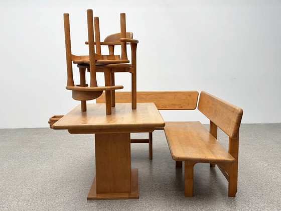 Image 1 of Set consisting of a corner bench, table and 2 chairs from Team 7