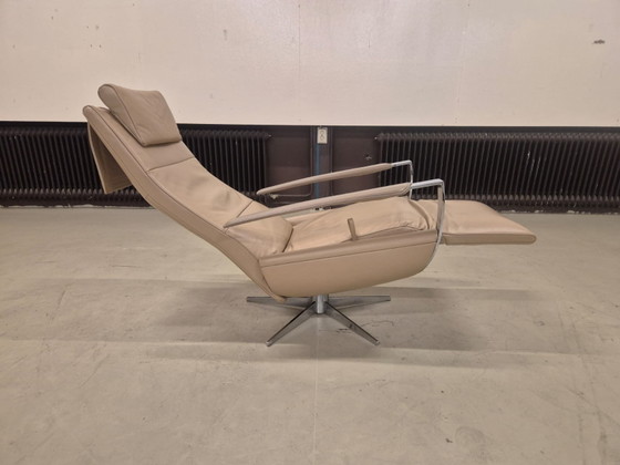 Jori Idaho - Draaibare Relaxfauteuil - Leer - Beige – Verstelbare relaxstoel, Leather, Metal (photo 4 of 11)