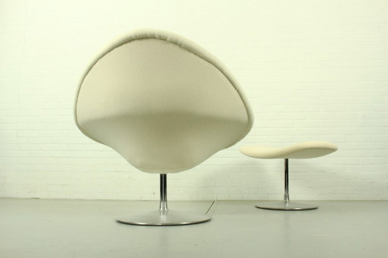 Image 1 of Iconic Pierre Paulin "Globe" Chair & Ottoman for Artifort