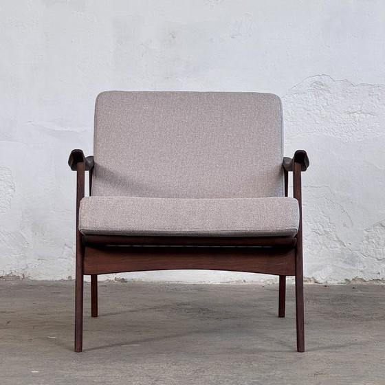 Image 1 of Set van 2 volledig gerestaureerde fauteuils uit het midden van de 20e eeuw, 1960