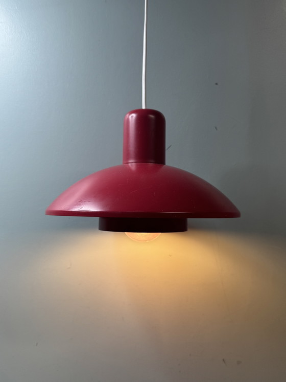 Beautiful Vintage Danish Pendant Lamp – Model 728 Horn Belysning – Ceiling lights, Metal (photo 3 of 13)