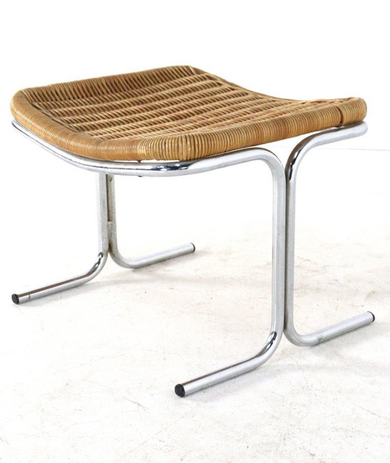 Image 1 of Dirk van Sliedregt voor Gebroeders Jonkers voetenbankje vintage 