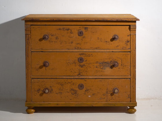 Antique three drawer dresser (c.1920) #11 – Chest of drawers (photo 17 of 40)