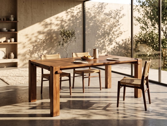 Image 1 of Table à manger de style japonais