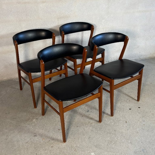 4 sillas de comedor de SAX – Estilo vintage danés