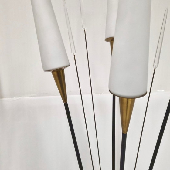 Image 1 of PAIRE DE LAMPADAIRES VINTAGE 1950 MAISON LUNEL ATTRIBUES A RENE MATHIEU 50S
