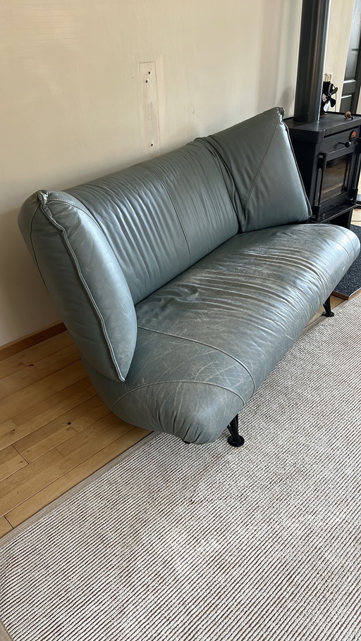 Leolux leather petrol 2.5