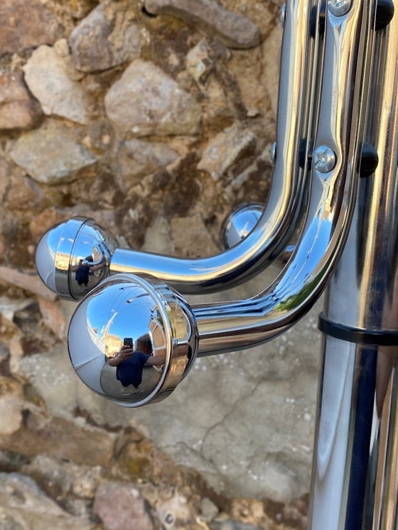 Image 1 of Appendiabiti vintage 1970 in metallo cromato