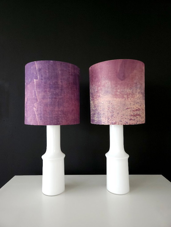 Image 1 of Beautiful table lamp by Gert Nyström with original lampshade, 1960s lamp; 2 available!