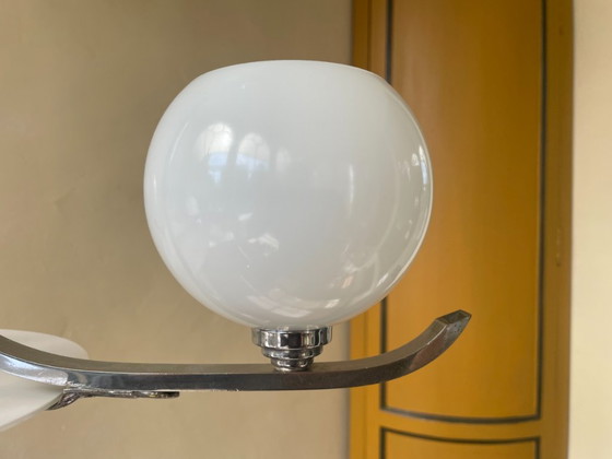 Image 1 of Hängelampe Deckenlampe Lampe Art Deco 1930 Französisch