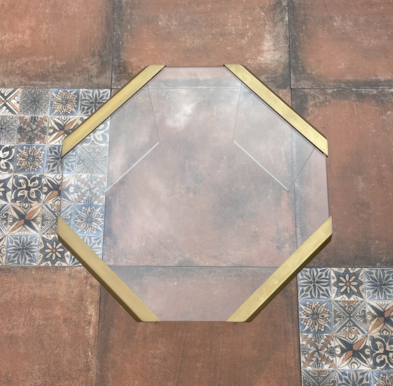 Gallotti & Radice glass coffee table side table – Metal (photo 3 of 10)