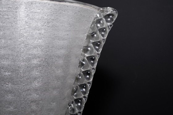 Image 1 of Rara araña Art Deco Ercole Barovier en cristal Pulegoso Murano. Italia 1940s