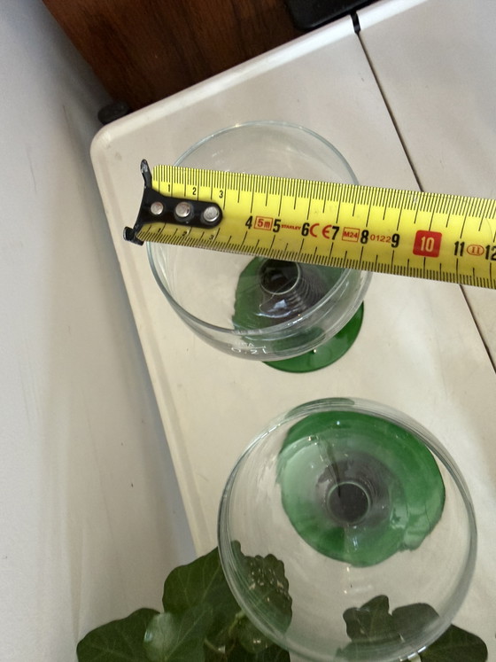 Image 1 of Set of 2 Roemer wine glasses from the 1970s