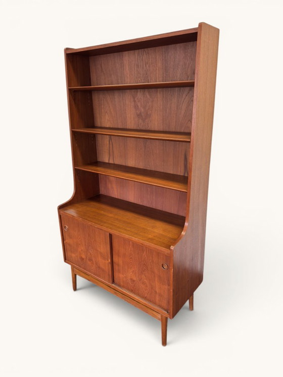 Danish "Bornholmer" bookcase by Johannes Sorth from 1964 – Wood (photo 2 of 12)