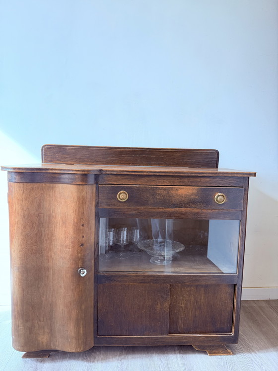 Image 1 of Art Deco display cabinet