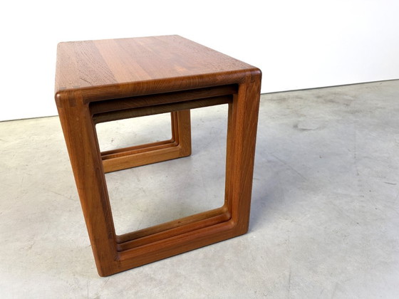 Tables d'appoint scandinaves de Dyrlund, années 1960 – Bois (photo 4 of 12)