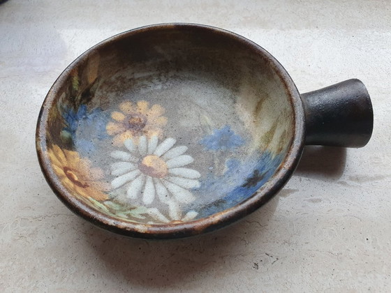 Poêlon / Piatto da muro in ceramica Mid-Century - Alexandre Kostanda (Vallauris) – Ciotole (photo 6 of 10)