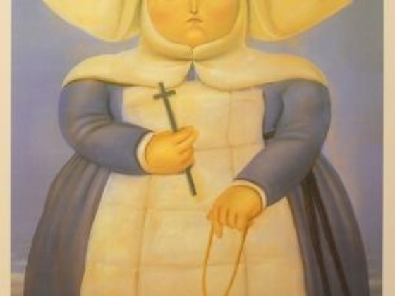 Image 1 of Fernando Botero – Mother Superior | Figurative Color Offset Lithograph