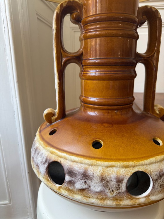 Image 1 of Ceramic floor lamp – Fat Lava Mid century - 1960s/70s