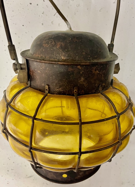 Image 1 of Antike Schiffslaterne 1800