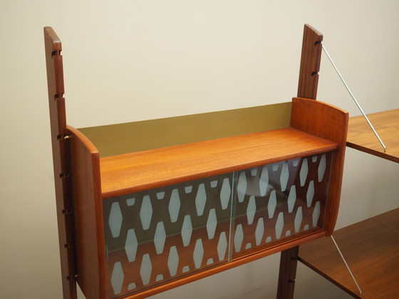 Image 1 of Bibliothèque système en teck, design norvégien, années 1960, production : Blindheim Mobelfabrikk, designer : John Texmon &amp; E