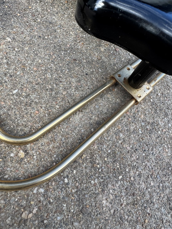 Image 1 of Porte manteau mural miroir années 60