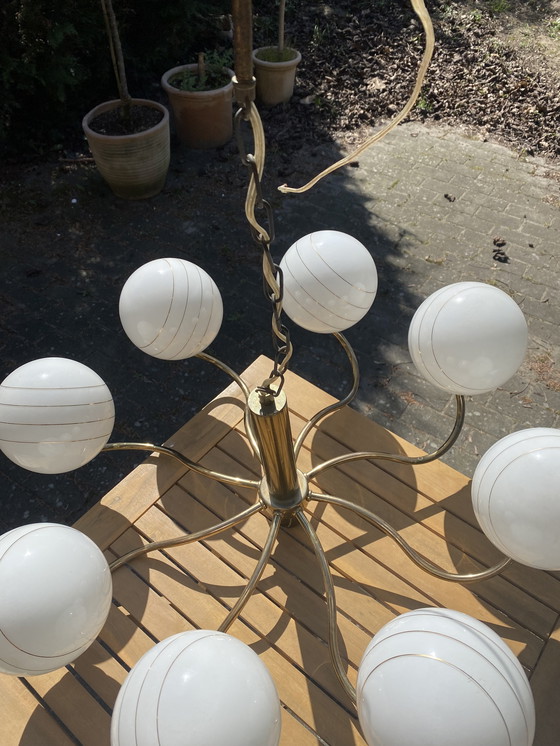 Image 1 of Lampe pendante boule vintage