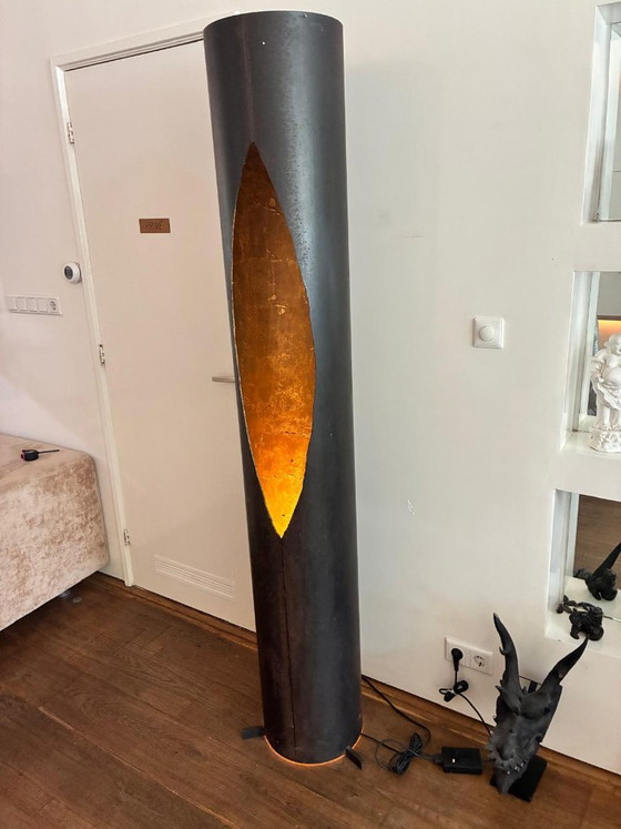 Lampada da terra Design Italiano Koot Light Design Cm Foglia d'Oro – Lampade da terra, Metal (photo 2 of 5)