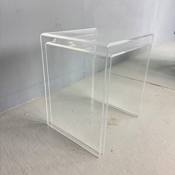 Image 1 of Set mimi in perspex vintage 2 pezzi