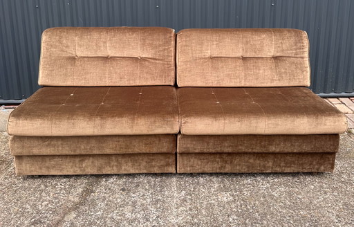 Vintage Velvet slaapbankje