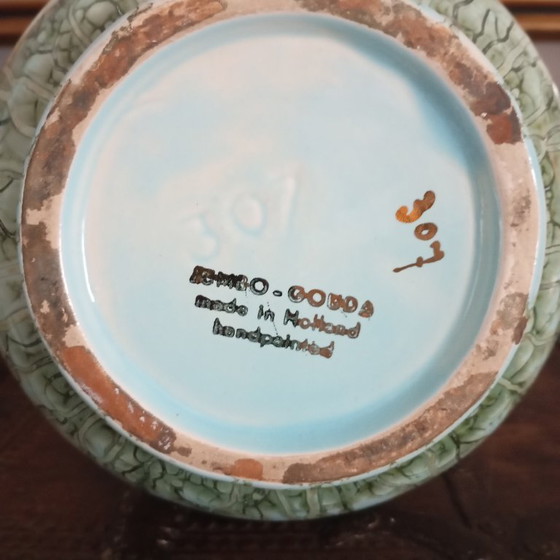 Vaso Vintage Gouds Plateel - Jumbo Gouda - Anni '60-'70 – jumbo - gouda, Vasi, Ceramic (photo 4 of 5)