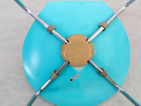Image 1 of Sedia Fritz Hansen Serie 7 Turchese 3107 Sedia Arne Jacobsen