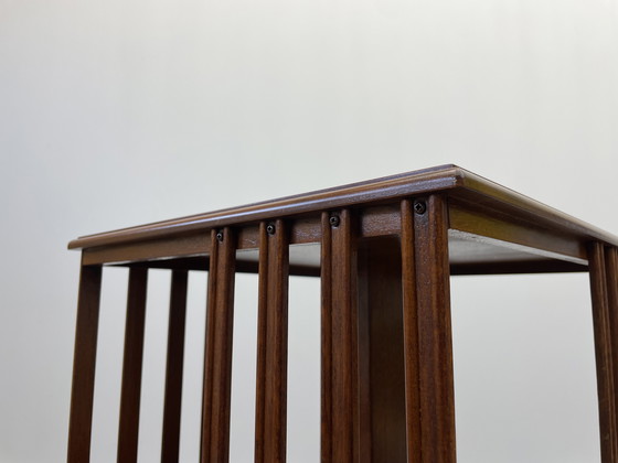 Image 1 of Antieke Engelse boekenmolen mahonie 19e eeuw