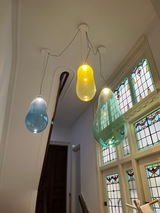 Alex de Witte - The Big Bubble medium colored glass green