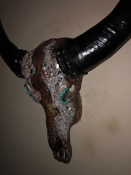 Décoration artistique de crânes