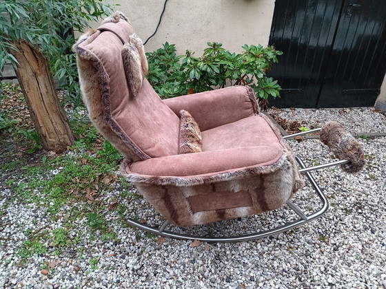 Image 1 of Fauteuil relax/à bascule vintage Hollgi's