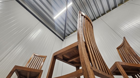 Image 1 of Satz 4 Teak-Esszimmerstühle