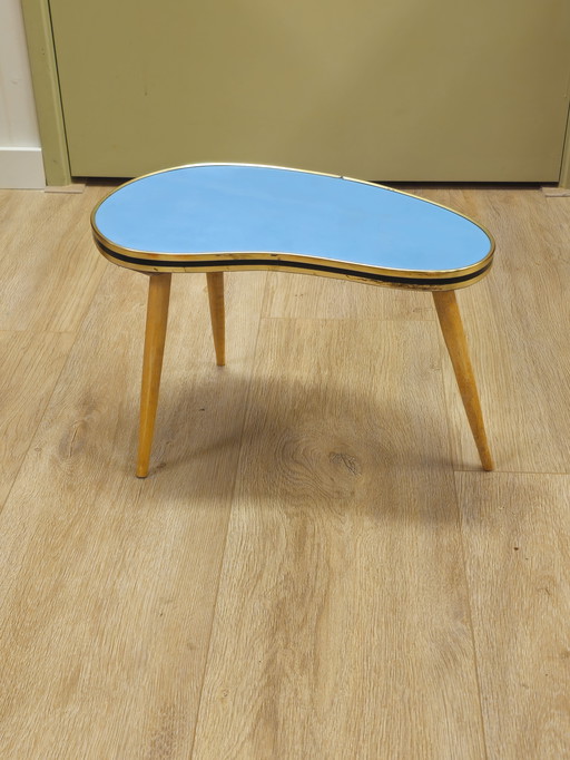 Vintage Niertafeltje Plantentafeltje Tafeltje Blauw
