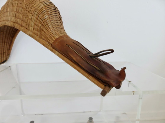 Oude chistera grote handschoen - 62cm - Baskenland, Frankrijk – Decoratieve objecten, Leather, Wood (photo 2 of 16)