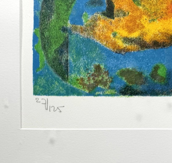 Astrid Engels (1941) - Cavalli e Fiori – Litografie e stampe, Vetro (photo 4 of 5)