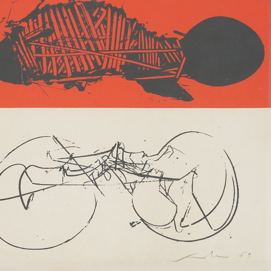 Image 1 of Emilio Scanavino, serigrafía, prueba de artista, 1969