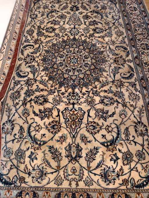 Vintage Persian Nain Rug – Hand-knotted – 3x2m – Recently professionally cleaned