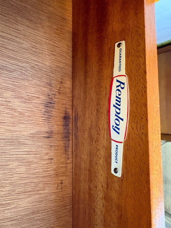 Image 1 of Mid Century Retro Teak Gentleman’s / Bachelor Wardrobe by Remploy (Circa 1960)  A fantastic mid century modern teak gentleman’s,