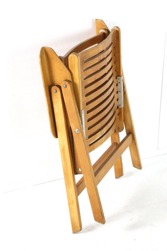 Image 1 of Nico Kralj voor Stol Kamnik foling chair stoel model Rex vintage