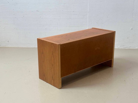 Mid-century oak sideboard in brutalist style, 1960s – Wood (photo 11 of 12)