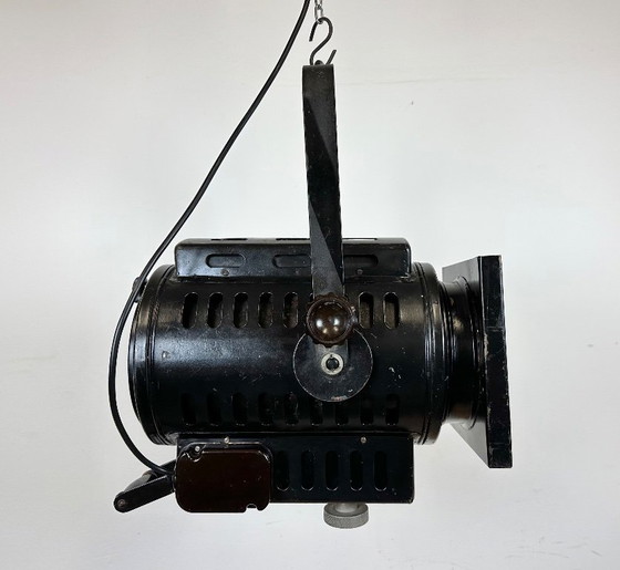 Image 1 of Vintage zwarte theaterspot, jaren 60