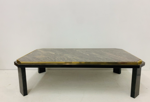 Mid Century Design Marmor Couchtisch von Fedam Belgien 1980er Jahre