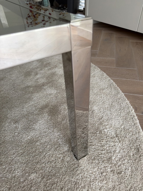 Image 1 of glass/metal coffee table